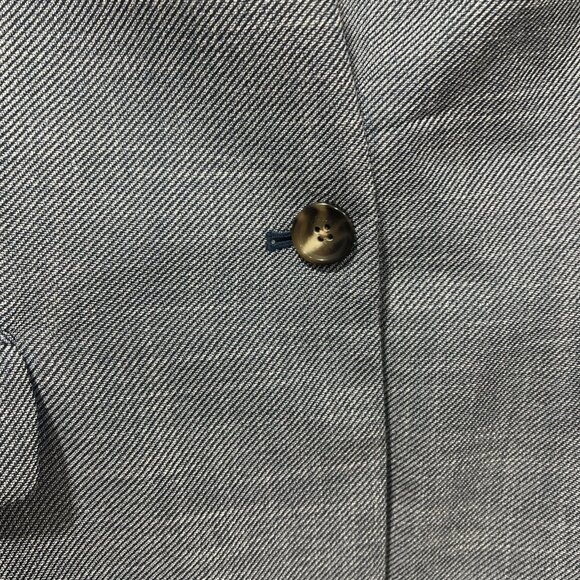 DKNY Blazer Women 12Blue Jacket Coat‎ Career Preppy One Button Lined NEW - Picture 3 of 15